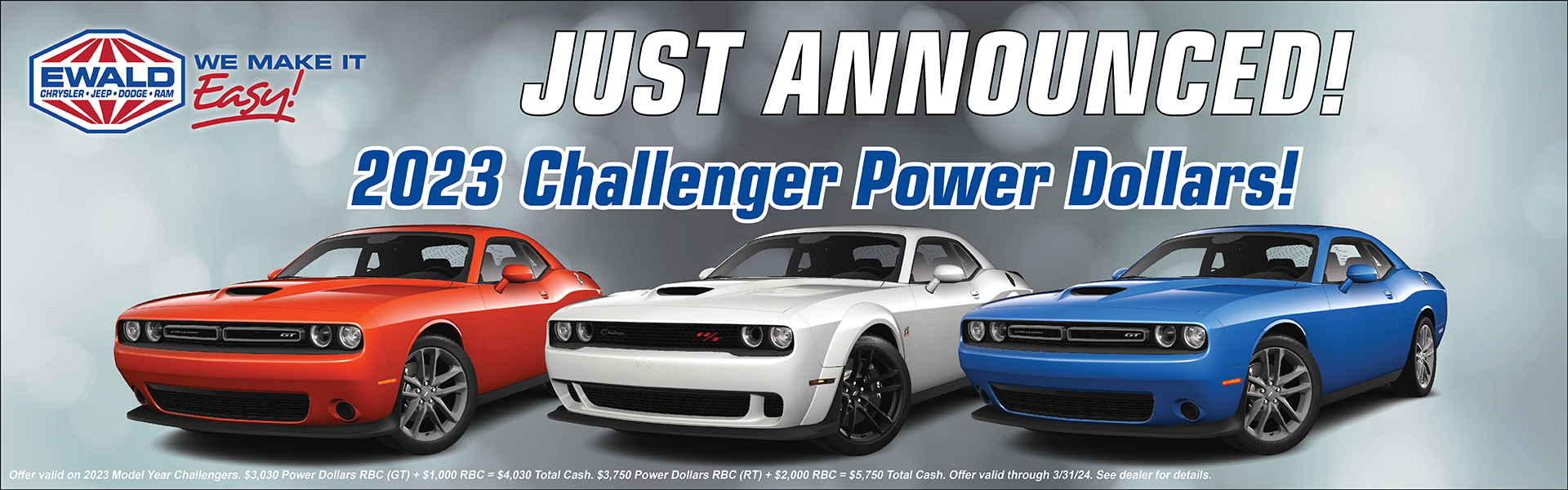 Save on Dodge Challenger!